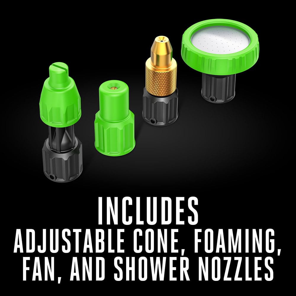 EGO Power+ BSP3500 nozzle set enables versatile garden spraying tasks.