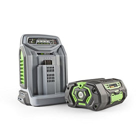 EGO Power+ CH5500 LED indicators display charge levels for easy monitoring.