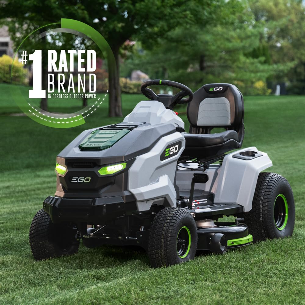 EGO Power+ digital LCD display on mower for blade settings, drive speeds, and cruise control.