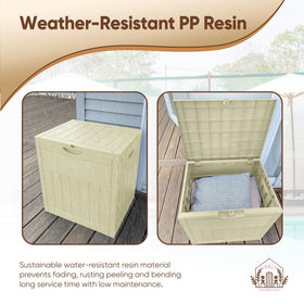 EHHLY deck box delivery box keeps snacks and packages protected.