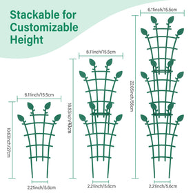 Ehpiern trellis easy installation with snap-together parts.