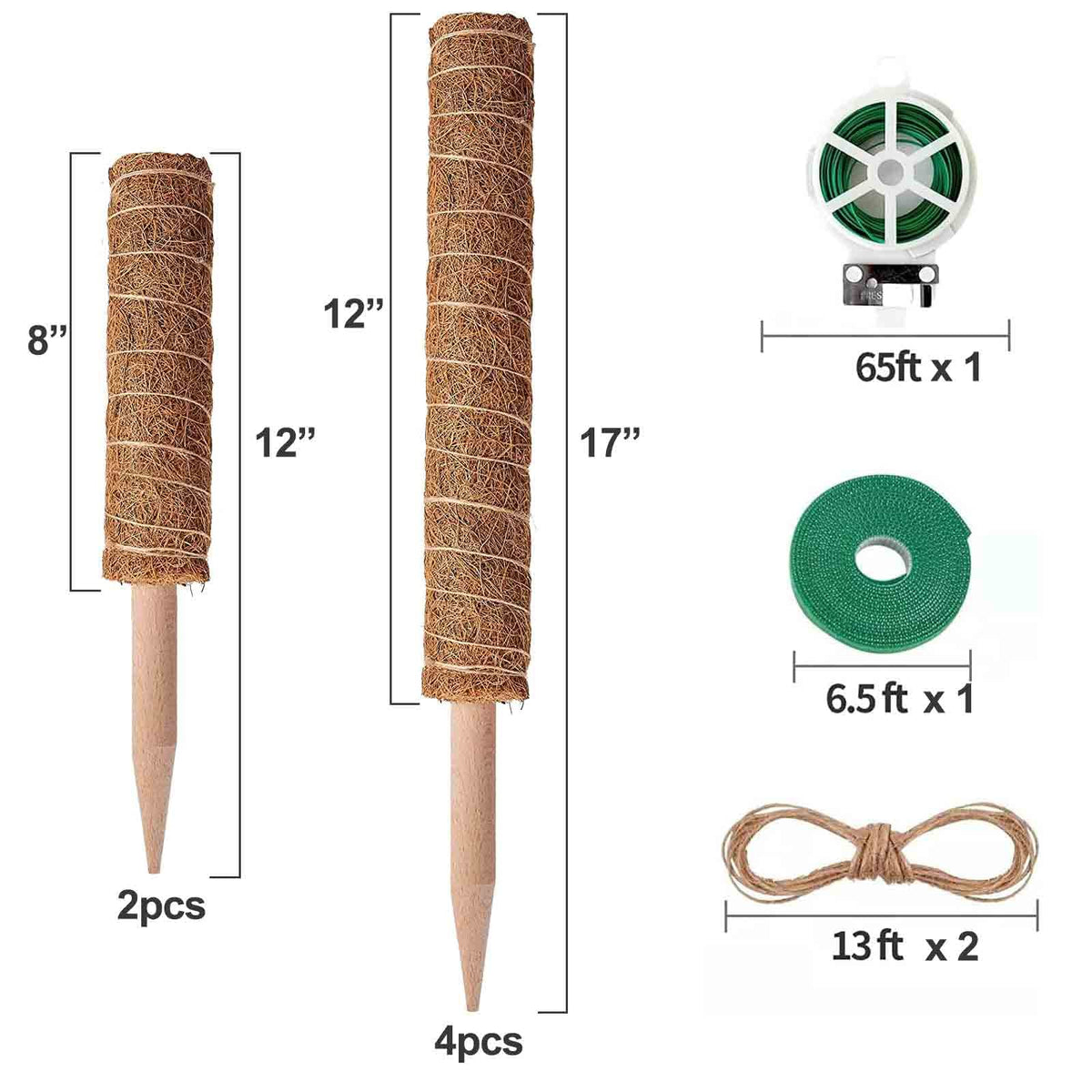 Eibikdi gift-ready packaging highlights a complete climbing plant kit.