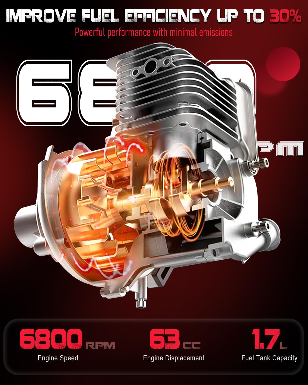 EIDOWA 205 MPH jet enables fast leaf and debris blowouts in outdoor spaces.