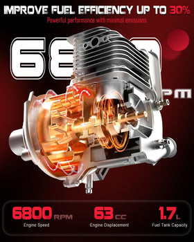 EIDOWA 205 MPH jet enables fast leaf and debris blowouts in outdoor spaces.