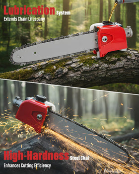 EIDOWA 700ml fuel tank supports extended cutting sessions.