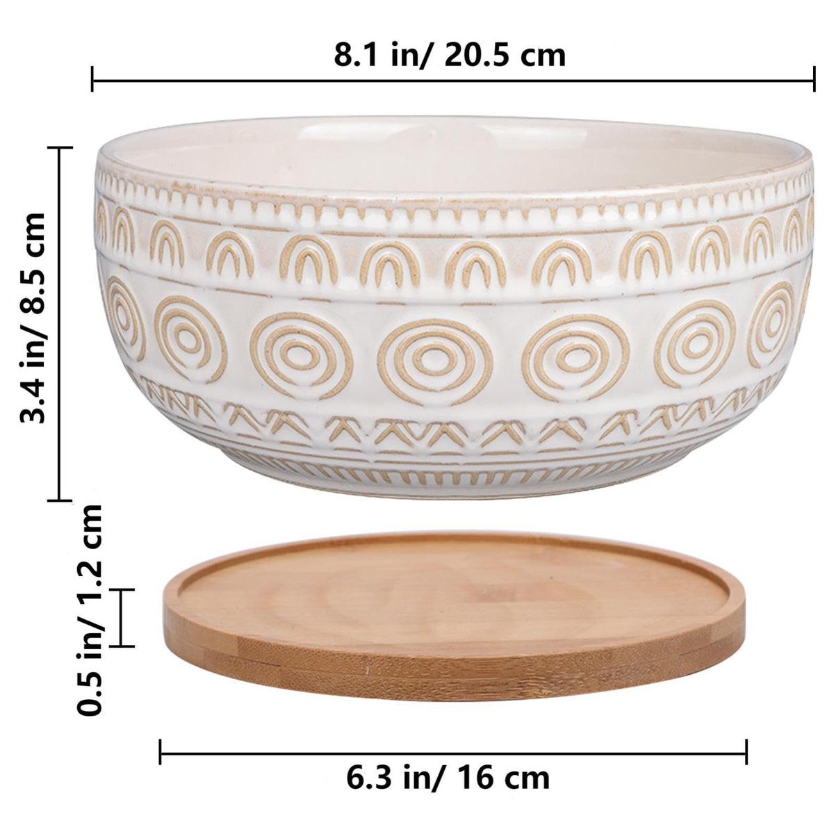Eightpot white glazed ceramic planter enhances rooms with a stylish, durable finish