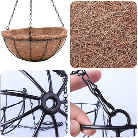 EIMQUVW planter for flowers, succulents, and herbs in a hanging pot