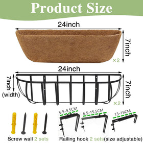 EIMQUVW option to screw planter to wall or window sill for secure placement