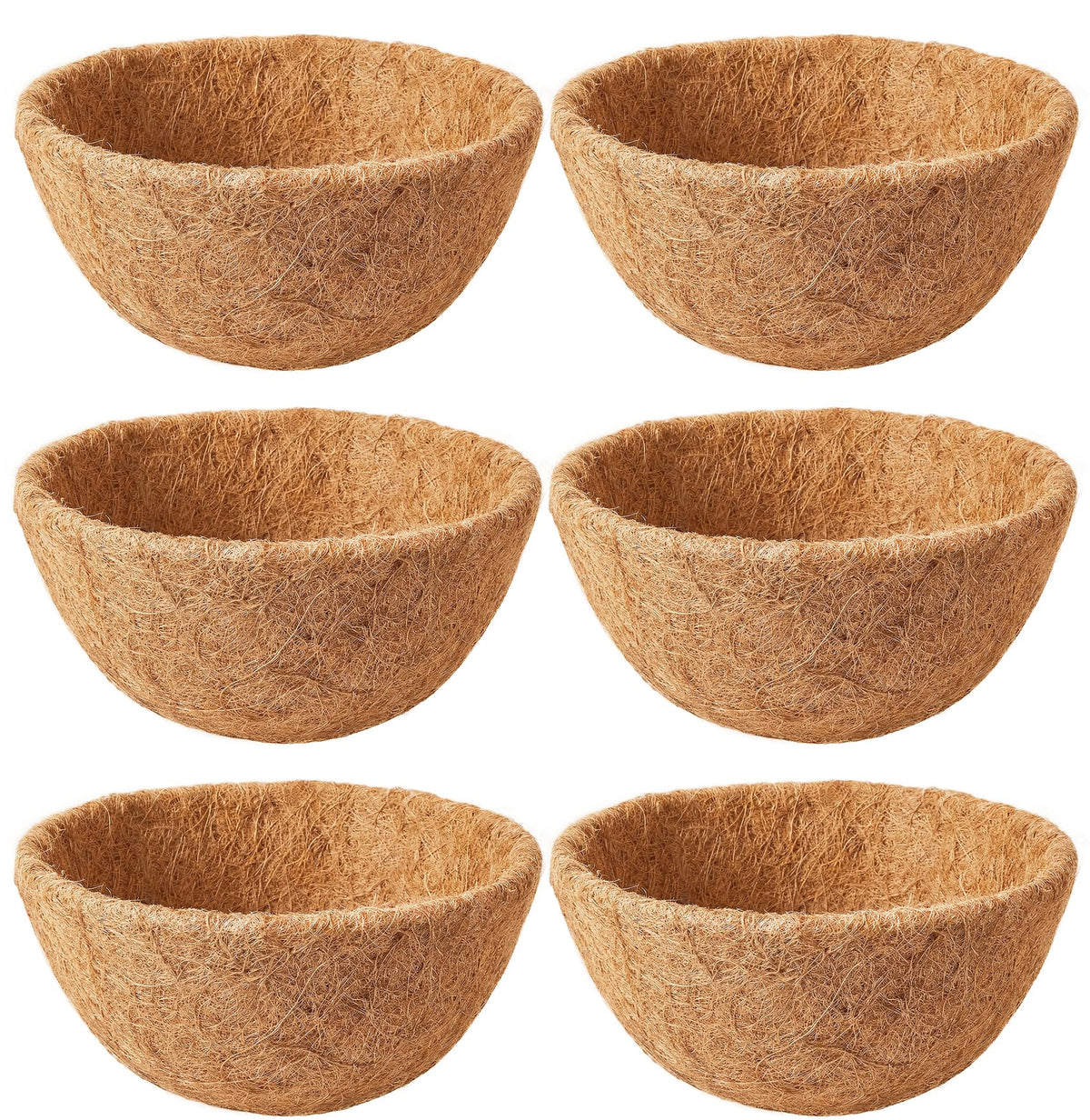 EINYEXW coco liners for 16-inch hanging baskets balance moisture and air.