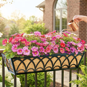 EINYEXW coco liners promote drainage and healthy root growth in planters