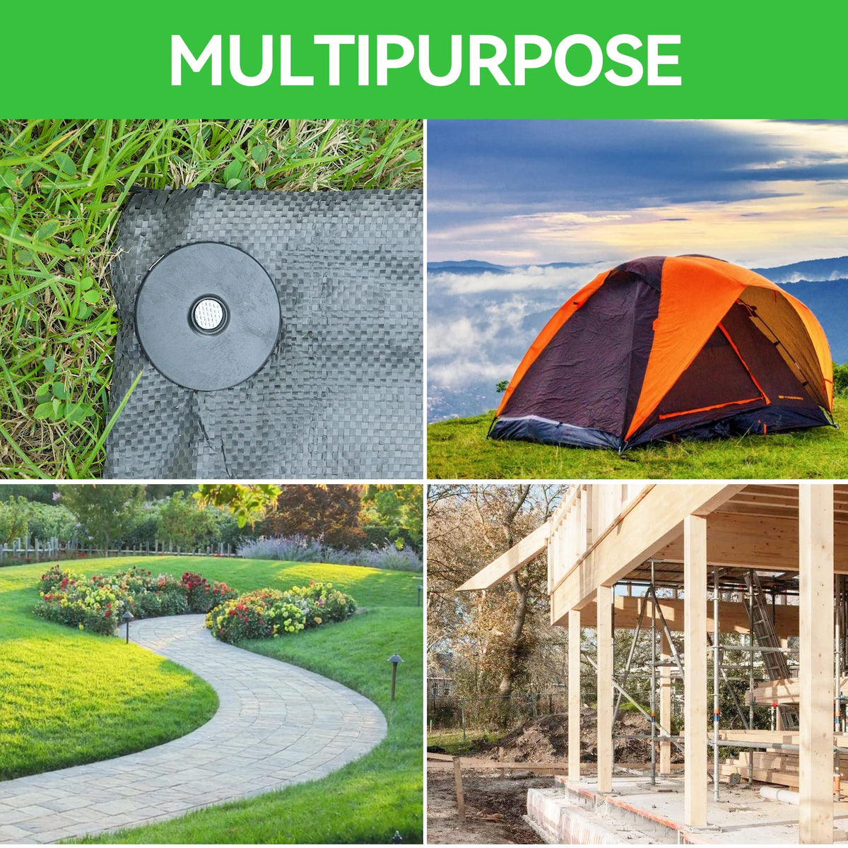EISENSP multi-use garden stake kit offers versatile outdoor applications.