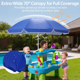Eiszhjk durable polyester canopy protects against sun during outdoor play.