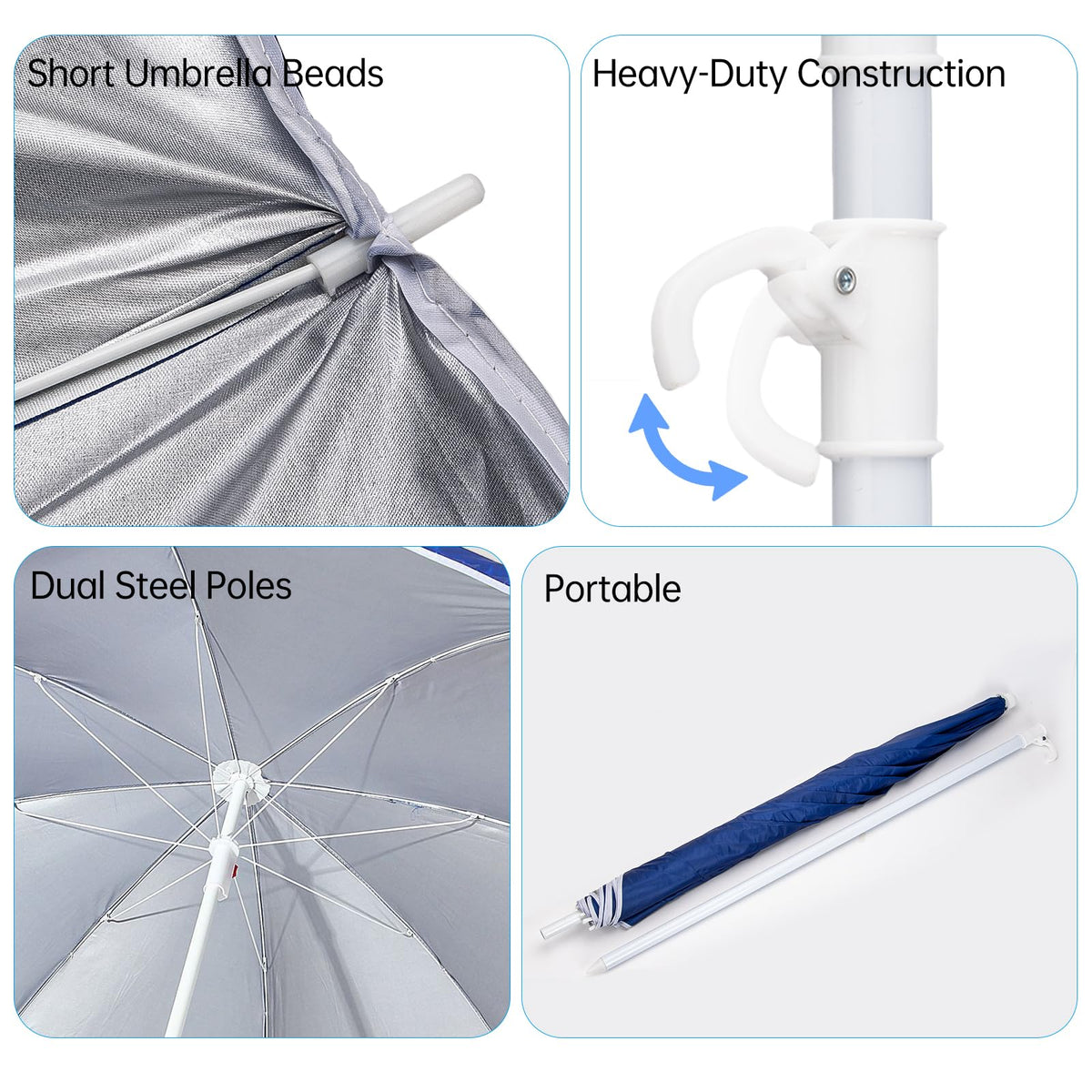 Eiszhjk height-adjustable pole offers flexible, sturdy support for setups.