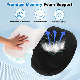 Eiszhjk seat cushion with shock absorption softens vibrations for long mowing days.