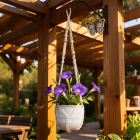 Fits pots from 4 to 15 inches in diameter with EJGIEGSO hanger.