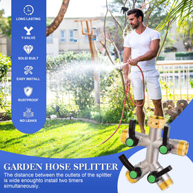 EJW silicone-covered brass handle adds protection and smooth operation.