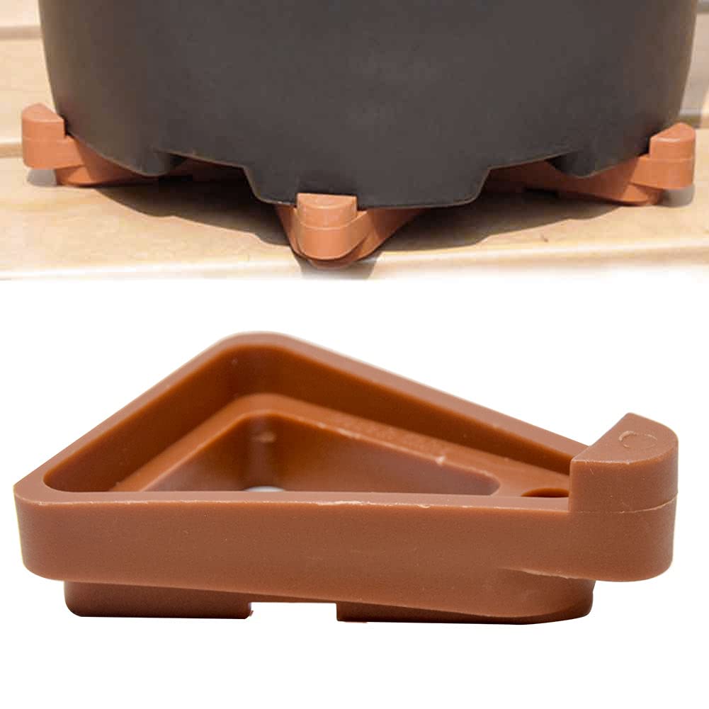 EKDJKK plant pot feet durable PP material withstand outdoor use and gardening tasks