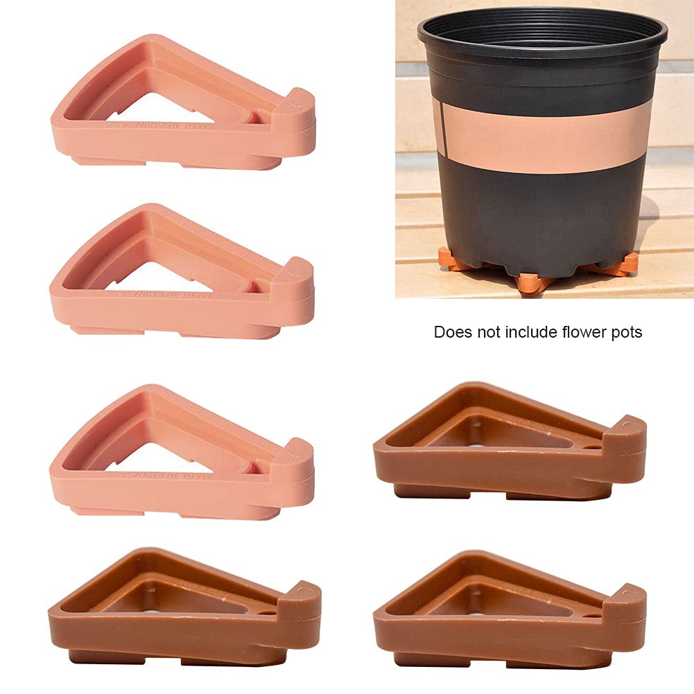 EKDJKK plant pot feet easy-clean height simplifies cleaning under planters
