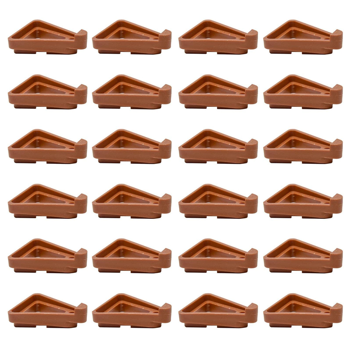 EKDJKK plant pot feet triangle brick-red elevate pots to prevent staining and improve drainage