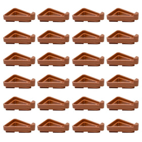 EKDJKK plant pot feet triangle brick-red elevate pots to prevent staining and improve drainage