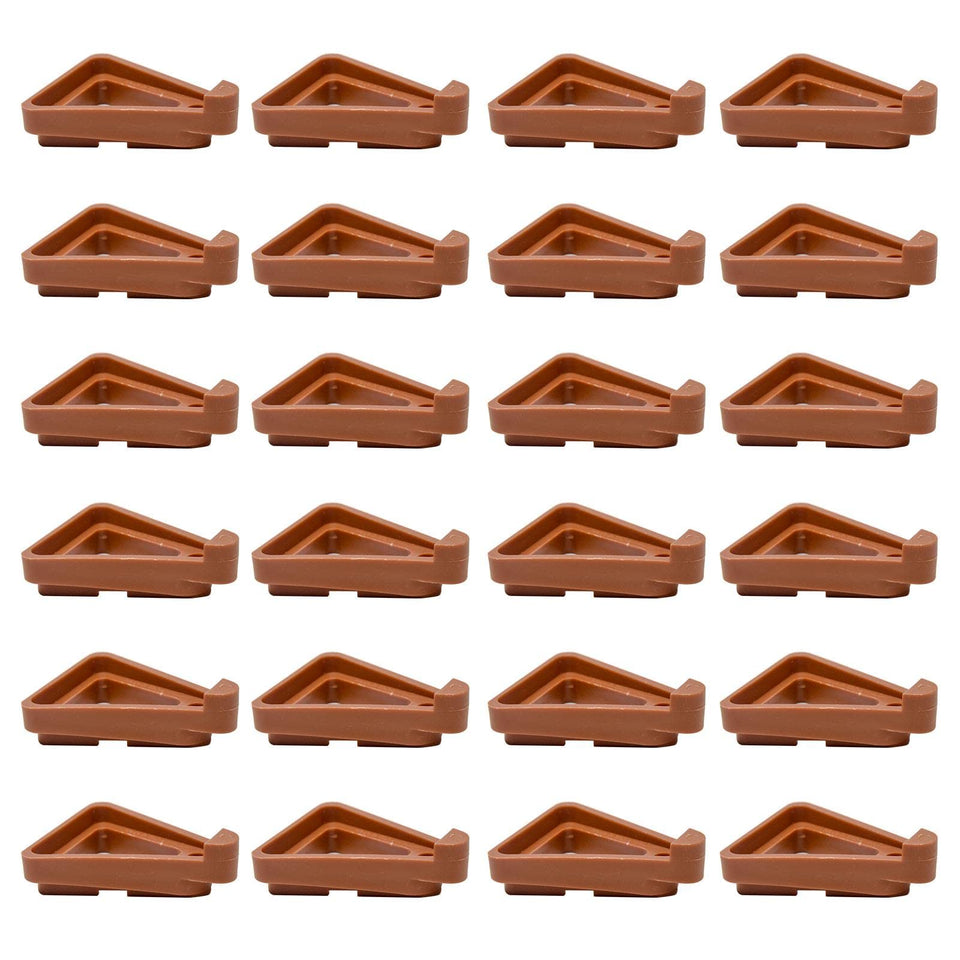 EKDJKK plant pot feet triangle brick-red elevate pots to prevent staining and improve drainage