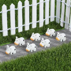 EKisemio resin cows for DIY landscapes that endure seasons