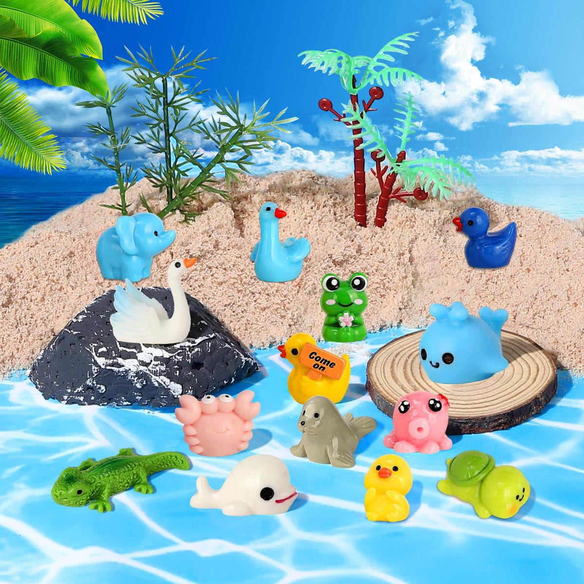 EKisemio mini figures for desk decor and creative projects