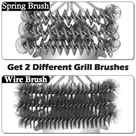 Universal compatibility fits porcelain, ceramic, gas, and charcoal grills.