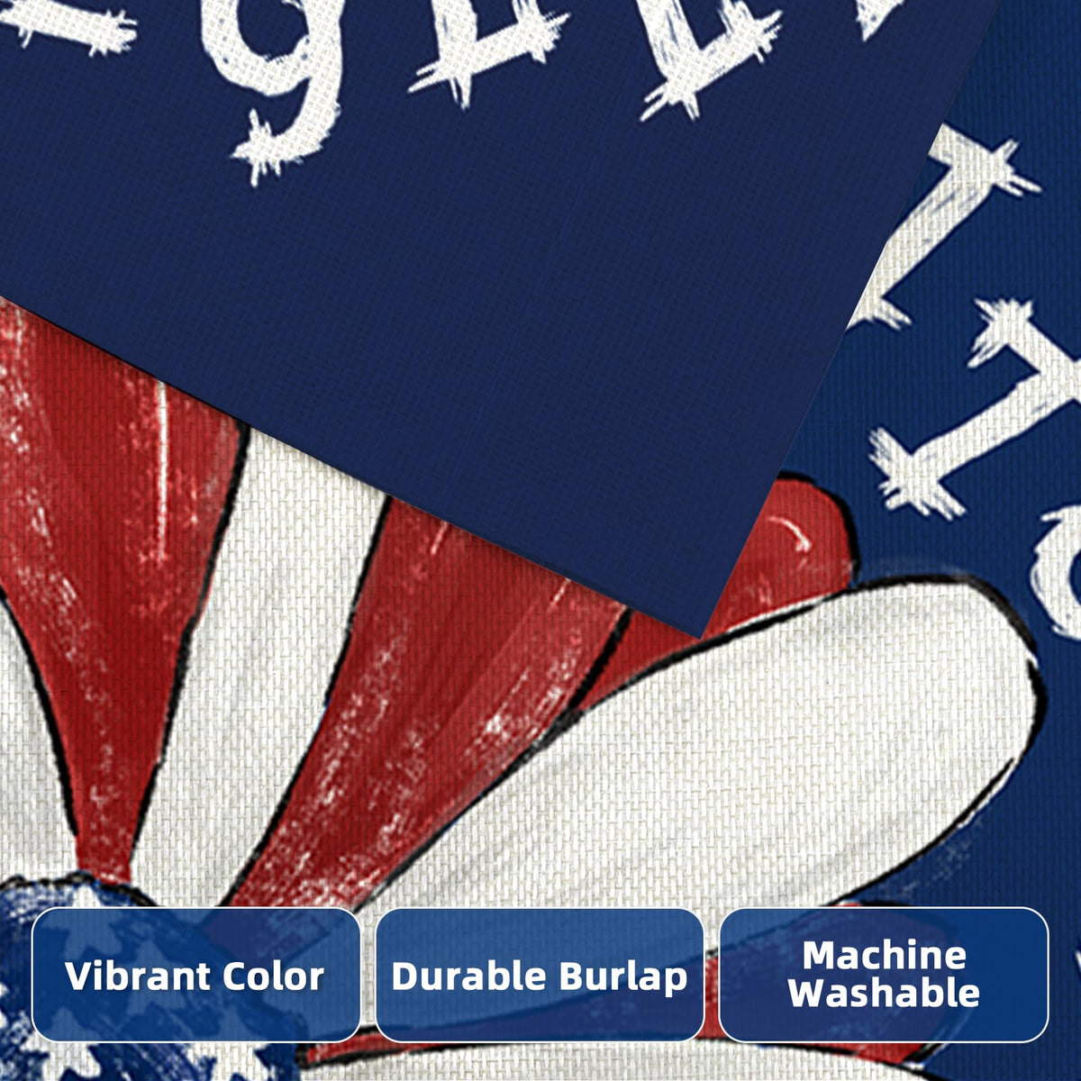 EKOREST garden flag—honors 1776–2026 with timeless outdoor decor.