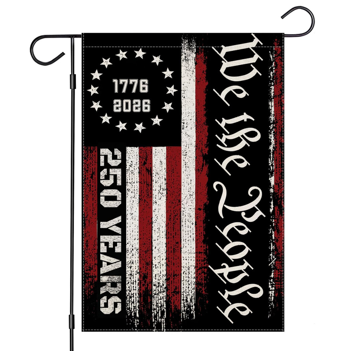 EKOREST 250th USA Anniversary flag, front view for outdoor display