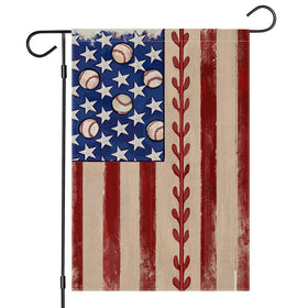 EKOREST 4th of July garden flag, double-sided for vibrant outdoor display.