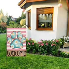 EKOREST seasonal daisy flag for spring to summer farmhouse styling.