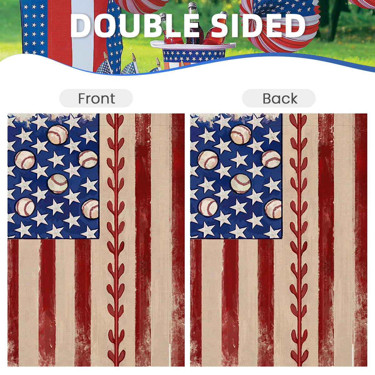 EKOREST durable polyester flag, UV fade-resistant for long-lasting use.