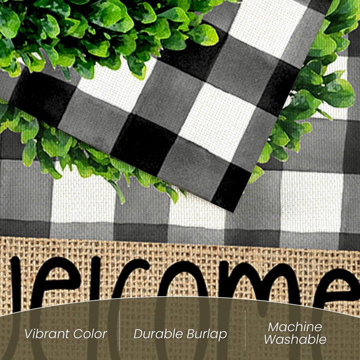 EKOREST Hello Summer flag for porch, deck, or balcony decoration