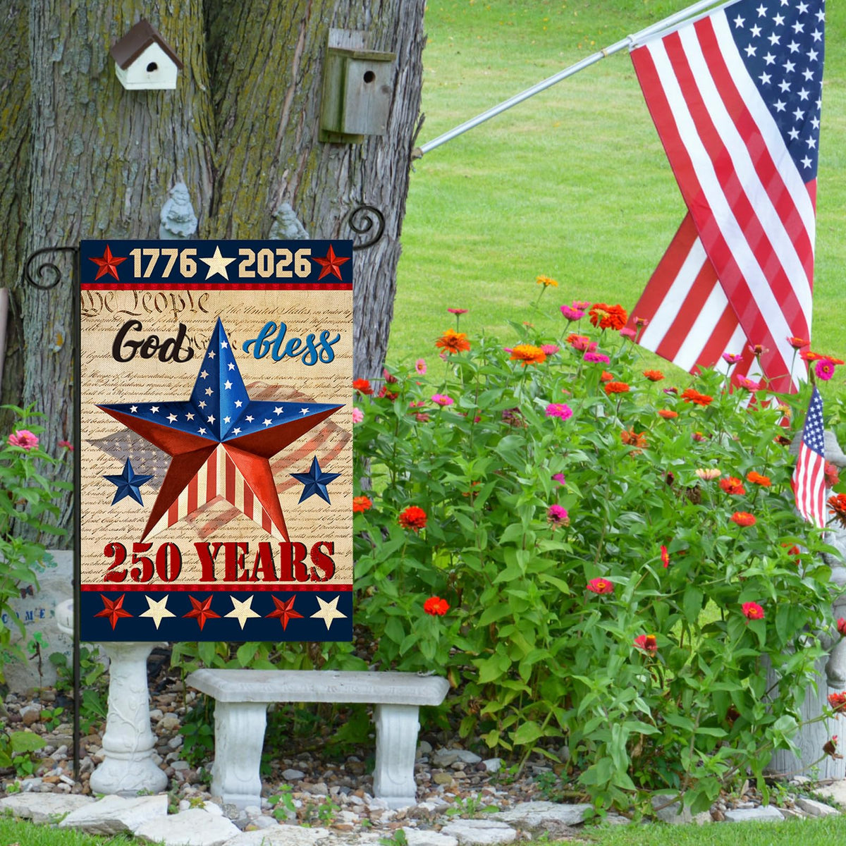 EKOREST ideal for yards, porches, lawns during 4th of July celebrations.