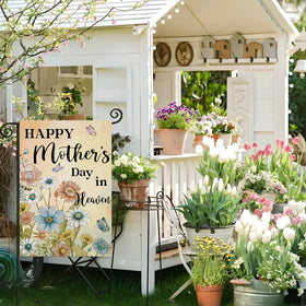 EKOREST Outdoor garden banner displayed on a lush lawn for seasonal charm.
