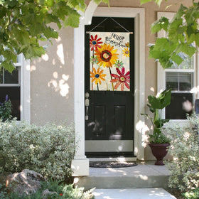 EKOREST spring-summer yard flag ideal for entryways.