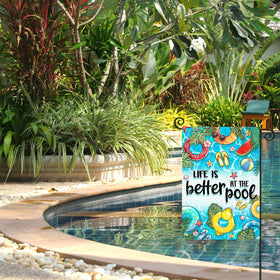 EKOREST summer garden flag for outdoor decor on lawn, patio, or porch.