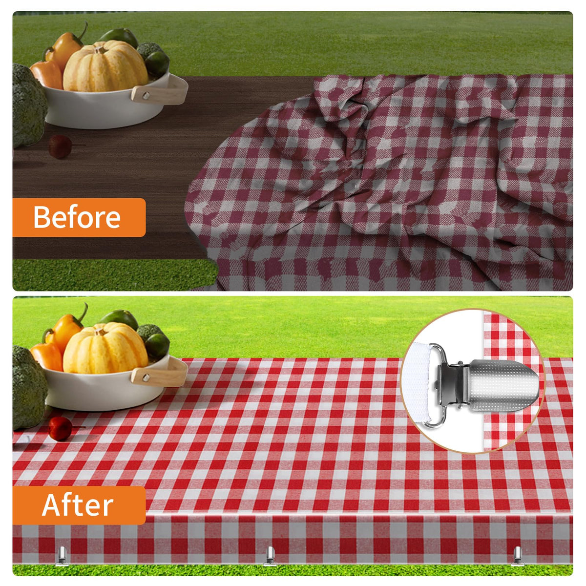 Eksinzenith durable clip delivers long-lasting grip on frequent-use tables.