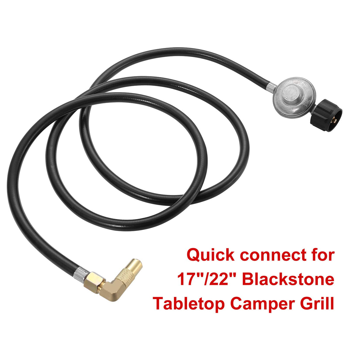 Elaeagnus 90-degree elbow connector for flexible hose routing.