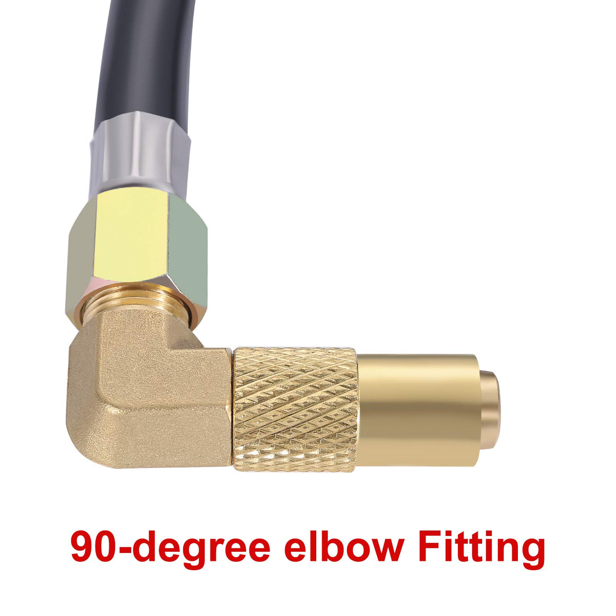 Elaeagnus hose connects to a 17-inch Blackstone camper grill.