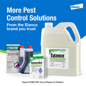 Elanco CyLence Ultra compatible with Allflex Universal Total Tagger for easy application