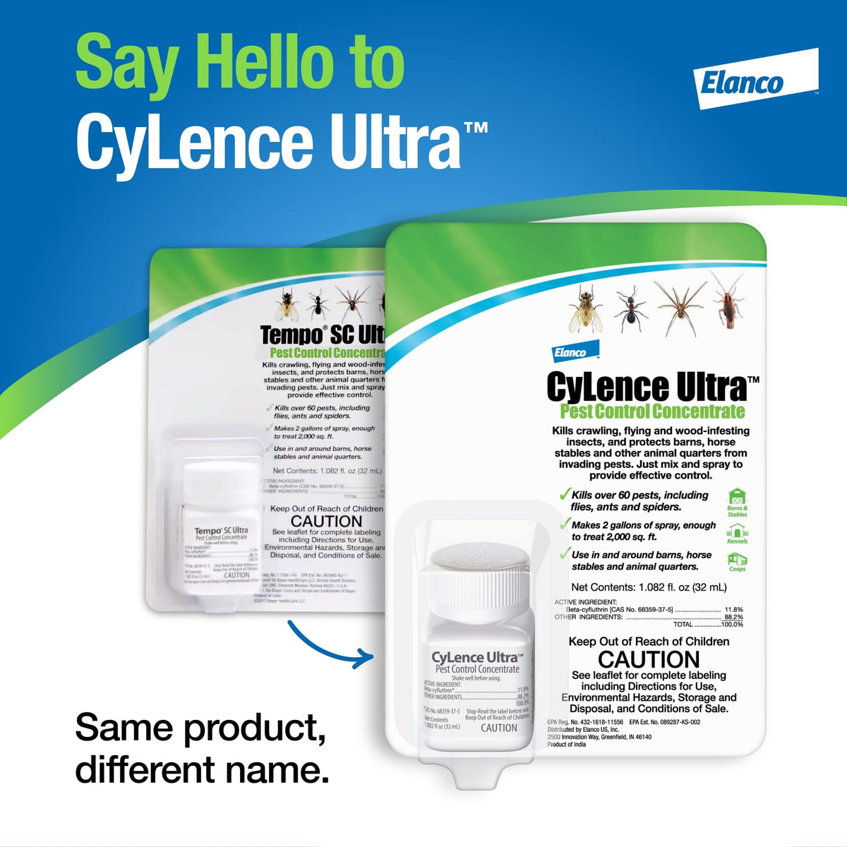 Mixing CyLence Ultra in a pump sprayer for efficient coverage.