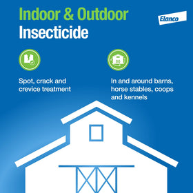 Indoor stables and kennels treated with CyLence Ultra.