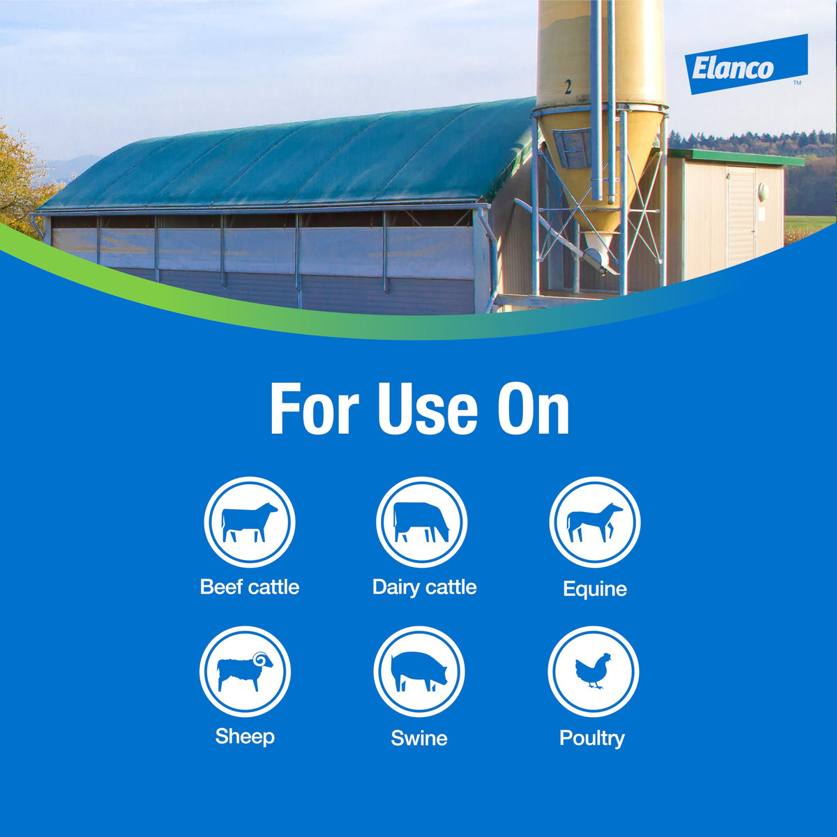 Elanco Permectrin II back-rub application shown in animal care routine.