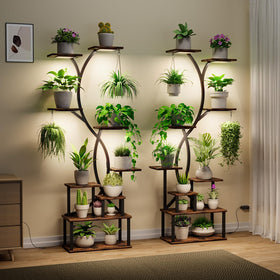 Elaruslux plant stand 9-tier 62-inch display for indoors