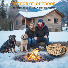 Elbourn Firewood Rack quick assembly in minutes with simple steps.