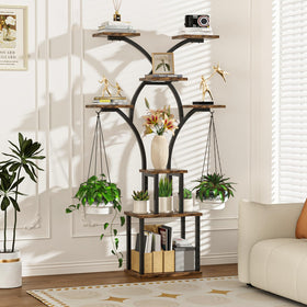 Elbourn corner display fits living rooms, balconies, and patios with elegance