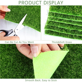Elcoho Artificial Grass for Miniatures provides waterproof durability