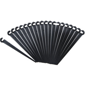 Elcoho stakes suitable for flower beds and vegetable gardens.